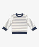 Oso & Me Remy Sweatshirt - Navy French Stripe
