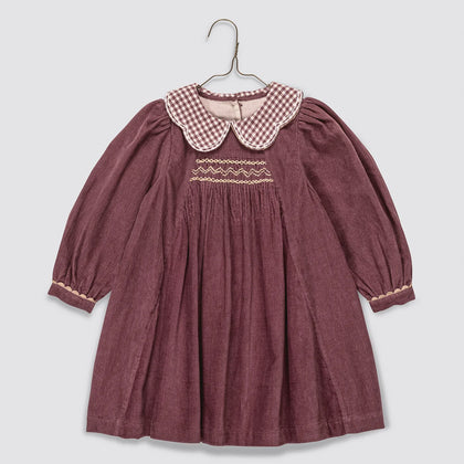 Little Cotton Clothes Velvet Ruby Dress ~ Sugarplum