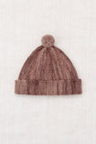Misha & Puff Garter Hat ~ Affogato