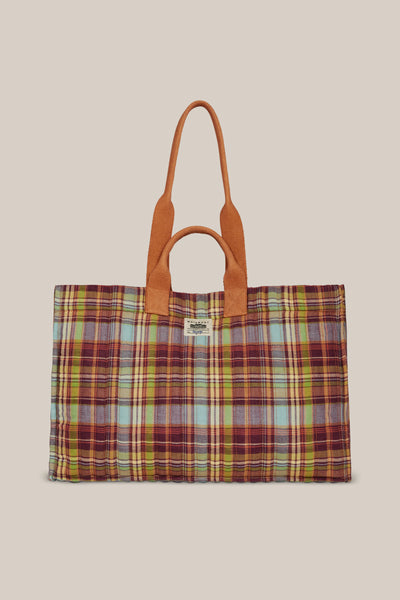 Moismont ~ Shopper Bag N°46 Secret Checks Mineral
