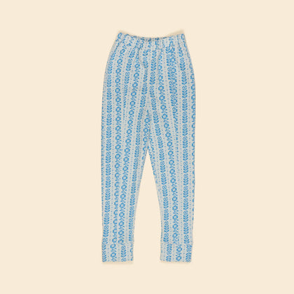 Apolina Sandy Slim Jersey Pant - Nordic Floral Jacquard