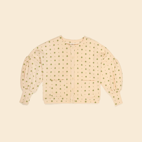 Apolina Simona Jersey Cardigan ~ Meadow Calico