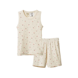 Nature Baby Pointelle Singlet Pyjama Set ~ Posey