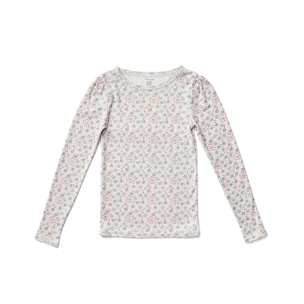 Soor Ploom Long Sleeve Pouf Tee ~ Meadow | Wee Mondine