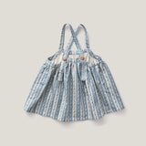Soor Ploom Eloise Pinafore, Lattice Print, Azul