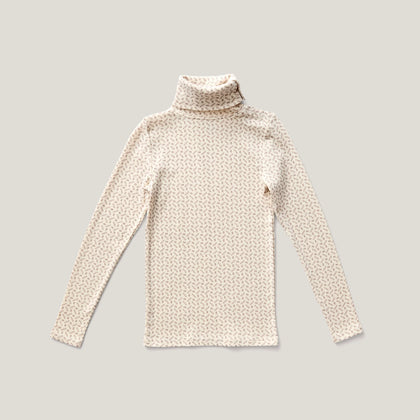 Soor Ploom Snap Turtleneck ~ Cross Stitch Print, Pigeon