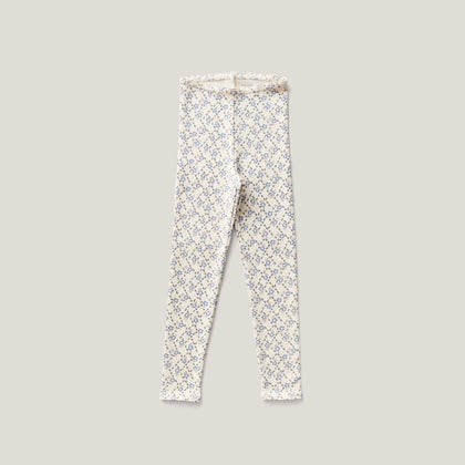 Soor Ploom Stretch Legging ~ Trellis Print, Powder