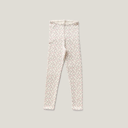Soor Ploom Stretch Legging ~ Trellis Print, Ladybird