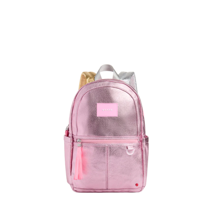 State Bags Mini Kane Backpack ~ Pink-silver