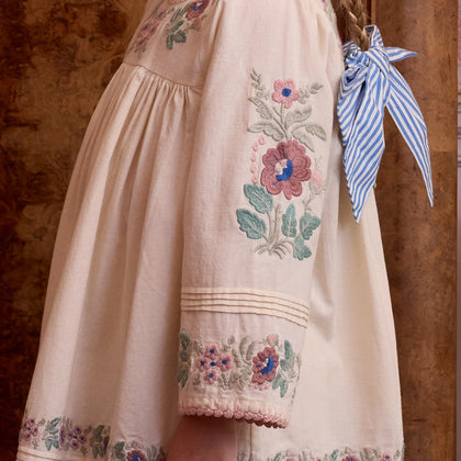 Apolina Stevie LS Dress - Milk-Cream