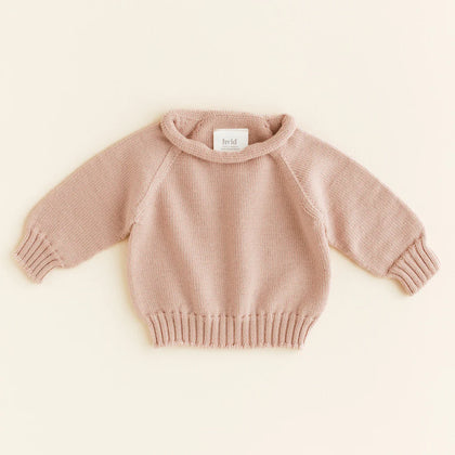 Hvid Sweater Georgette ~ Apricot