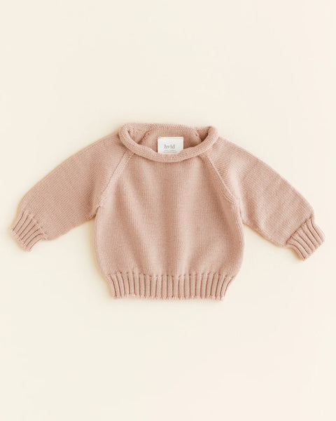 Hvid Sweater Georgette ~ Apricot