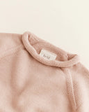 Hvid Sweater Georgette ~ Apricot