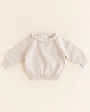 Hvid Sweater Georgette ~ Cream