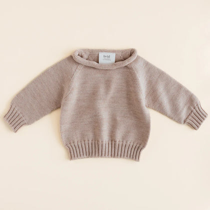 Hvid Sweater Georgette ~ Sand