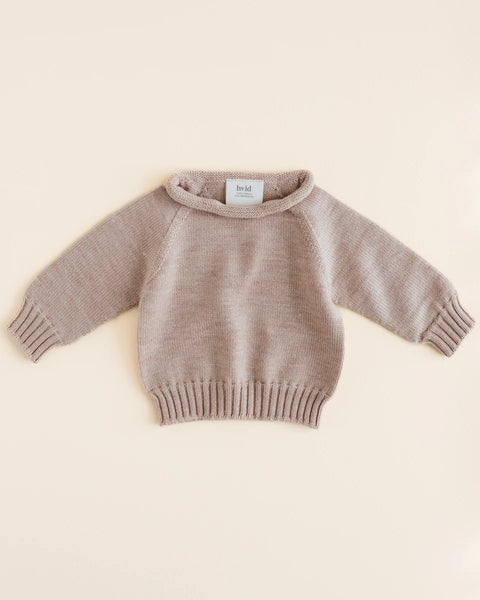 Hvid Sweater Georgette ~ Sand