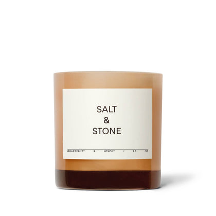 Salt & Stone Candle ~ Grapefruit & Hinoki
