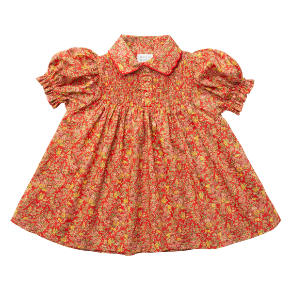 Nellie Quats Marco Polo Dress ~ Tatum Liberty Print Tana Lawn Organic Cotton