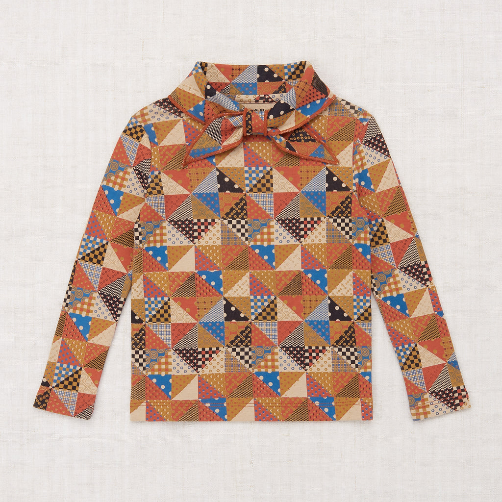 Misha & Puff Scout Top ~ Cinnamon Patchwork | Wee Mondine