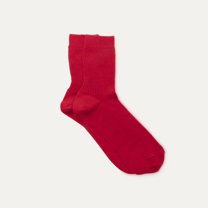 Maria La Rosa Cashmere Blend Socks ~ Red