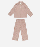 Rylee + Cru LS Pajamas ~ Brick Gingham