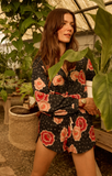 Natalie Martin Tash Short - Poppy Indigo