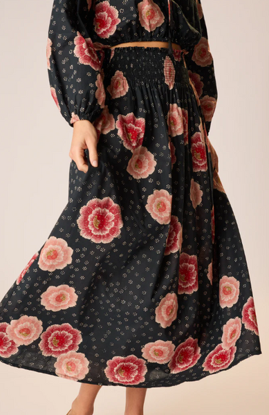 Natalie Martin Bella Skirt - Poppy Indigo