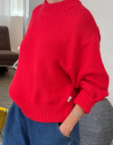 Le Bon Shoppe Zoe Cotton Sweater - Chilli