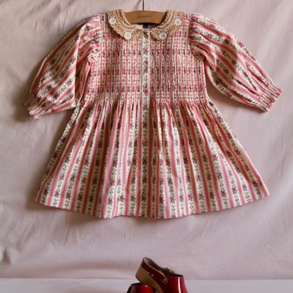 Bonjour Diary Tunique ~ Tapestry Pink Stripe