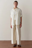 DONNI The Silk Taffeta Cargo Pant ~ Creme