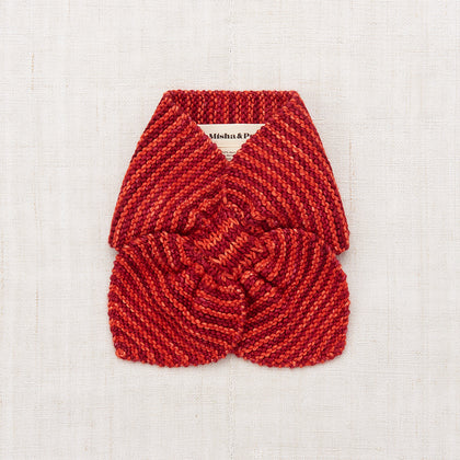 Misha & Puff Strata Sledding Scarf ~ Red Flame