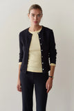 Donni Pointelle Simple Long Sleeve ~ Butter