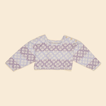 Apolina Tara Jersey Pullover - Icelandic Poppy Jacquard