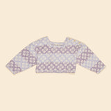Apolina Tara Jersey Pullover - Icelandic Poppy Jacquard