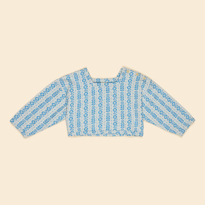 Apolina Tara Jersey Pullover - Nordic Floral Jacquard