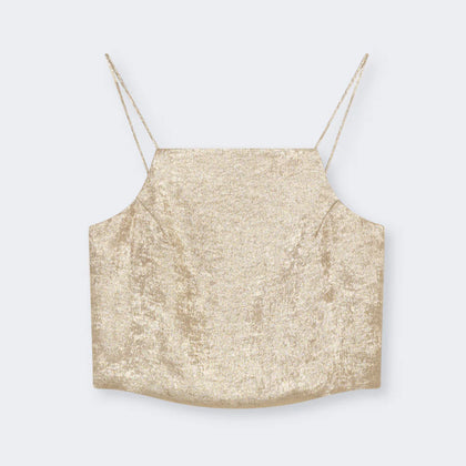 New Society ~ Saffron Woman Top Gold