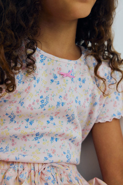 New Society Rib Tee Sabina Print