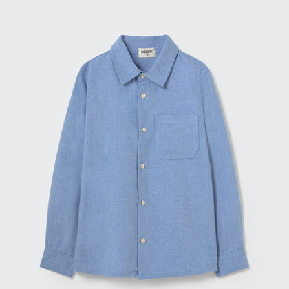 Cozmo MÈlange Flannel Shirt ~ No Logo Rustic Chambray