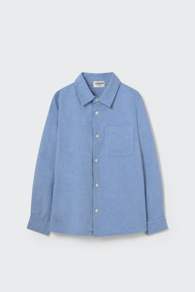 Cozmo MÈlange Flannel Shirt ~ No Logo Rustic Chambray
