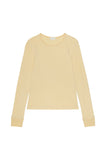 Donni Pointelle Simple Long Sleeve ~ Butter