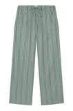 Donni Pop Stripe Drawstring Pant ~ Sage