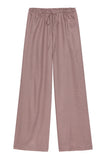 DONNI The Tencel Plaid Tie Pant ~ Roz, Espresso Plaid