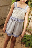 Apolina Theodora Short Set - Blue-Lilac/Lilac-Grey