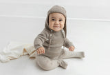 Tane Organics Hoodie with Pocket in Baby Alpaca ~ Chestnut