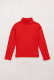 Misha & Puff Turtleneck ~ Red Flame