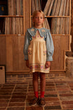 Apolina Ursina Emb Pinafore ~ Cashew
