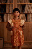 Apolina Ursina Frill Pinafore ~ Autumn Harvest Floral
