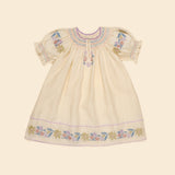 Apolina Verna Smock Dress ~ Cream