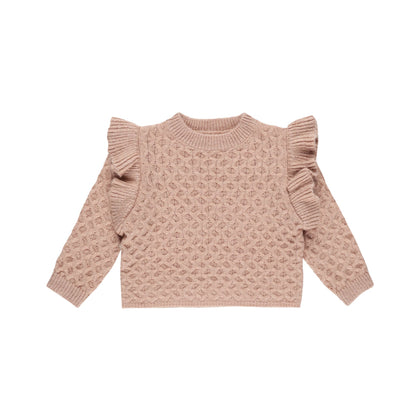 Rylee + Cru La Reina Sweater ~ Rose