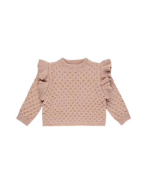 Rylee + Cru La Reina Sweater ~ Rose